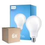 Multipack 6x Philips Corepro LED Bulbo E27 Pera Mate 23W 3452lm - 840 Blanco Frio | Reemplazo 200W
