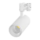 Noxion Foco LED En Carril 3 Fases Ecowhite Aluminium Blanco 30W 2960lm 36D - 830 Luz C&aacute;lida | UGR <19