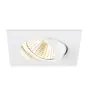 SLV New Tria Universal 68 Foco Aluminium Blanco Cuadrado 8.6W 600lm 38D - 925-930-940 CCT | Recorte 68mm - Mejor Reproducción De Color - Regulable 