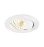 SLV New Tria 68 Foco Aluminium Blanco  Esférica 11W 700lm 38D - 918-930 Dim To Warm | Recorte 68mm -  Mejor Reproducción De Color